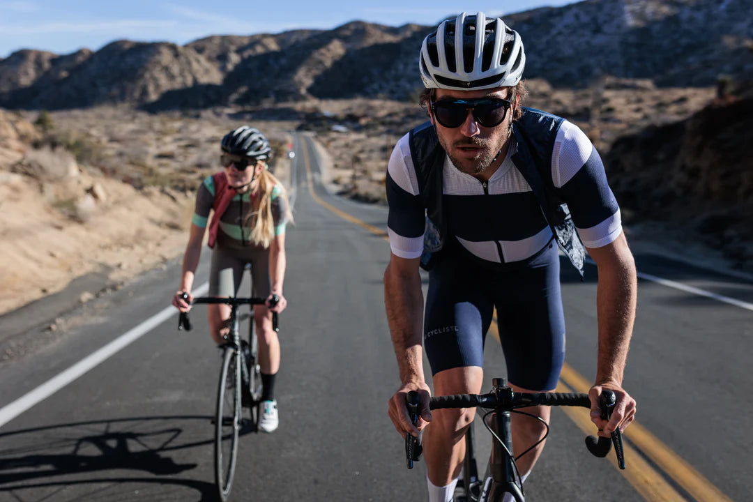 cafe du cycliste angeline navy white