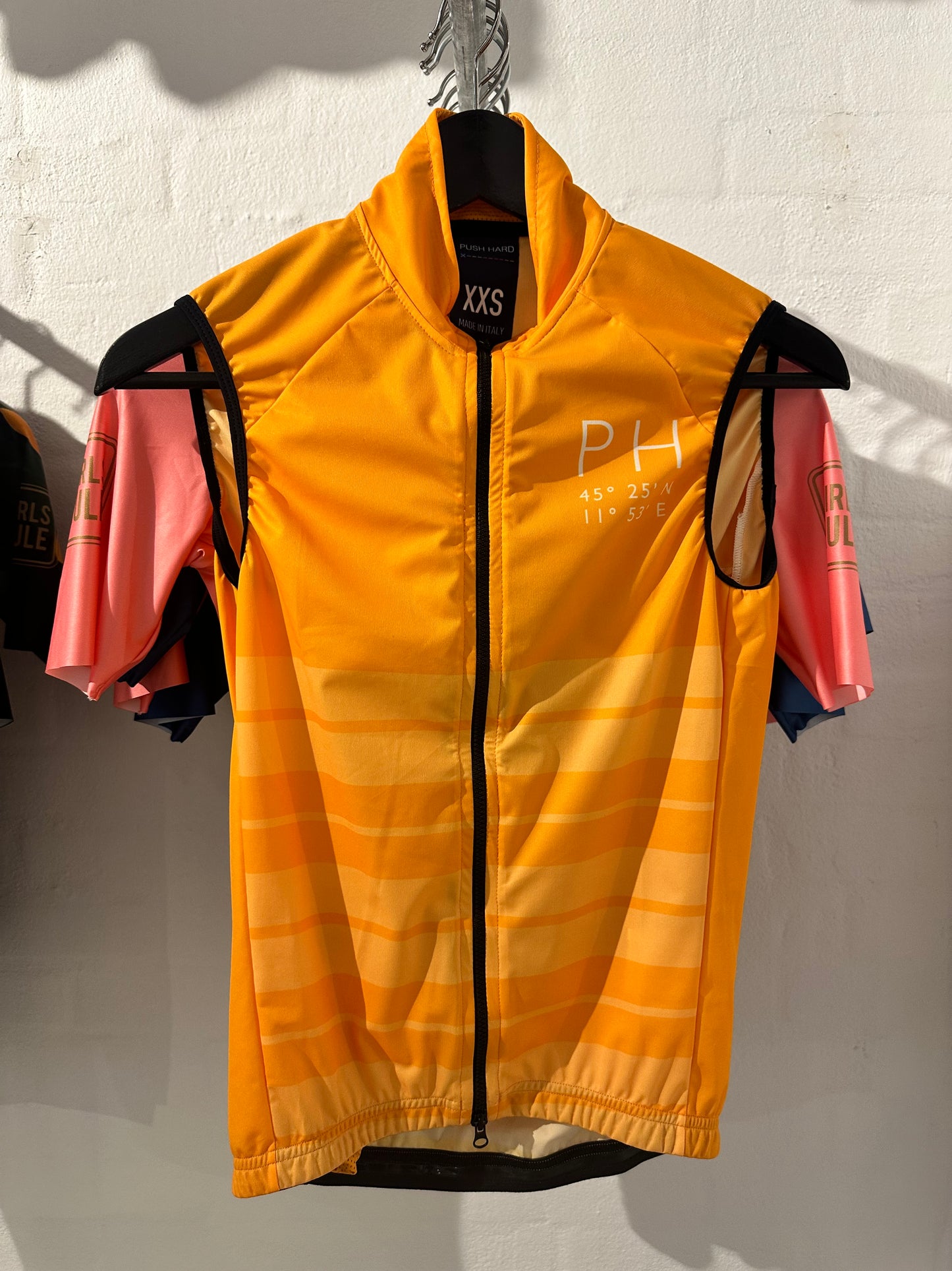 PH First Vest Orange Stripes