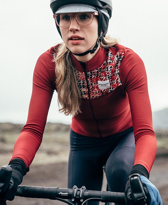 Clemence LS Jersey Women Burgundy