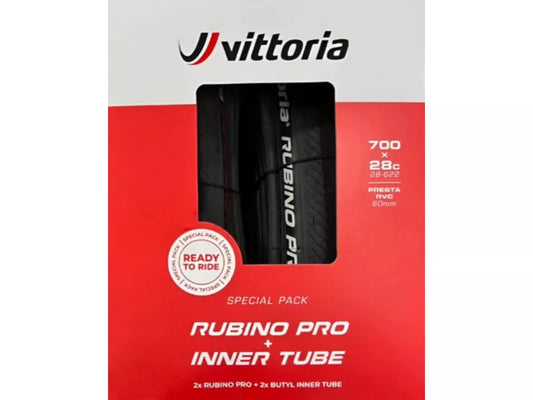Vittoria Rubin Pro Dæk-og Slangesæt 700 X 28C