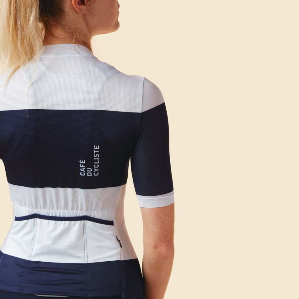 cafe du cycliste angeline navy white