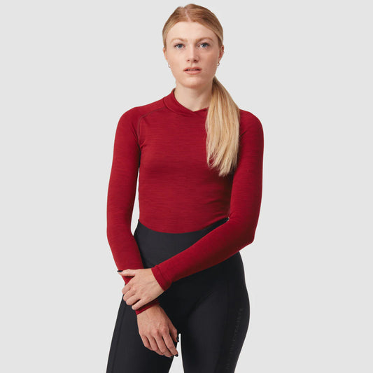 Women's-Cosette-Baselayer Dahlia RedCafe Du Cycliste