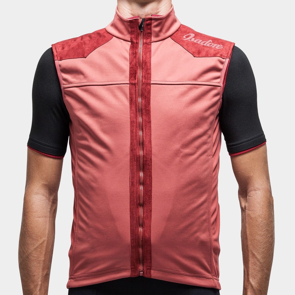Merino Membrane Softshell Vest Marsala
